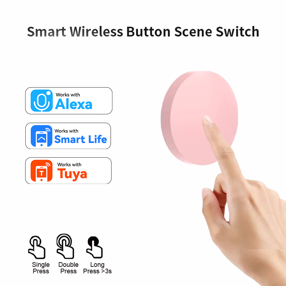 Smart Home Z Wave - ZigBee Smart Wireless Button Scene Switch