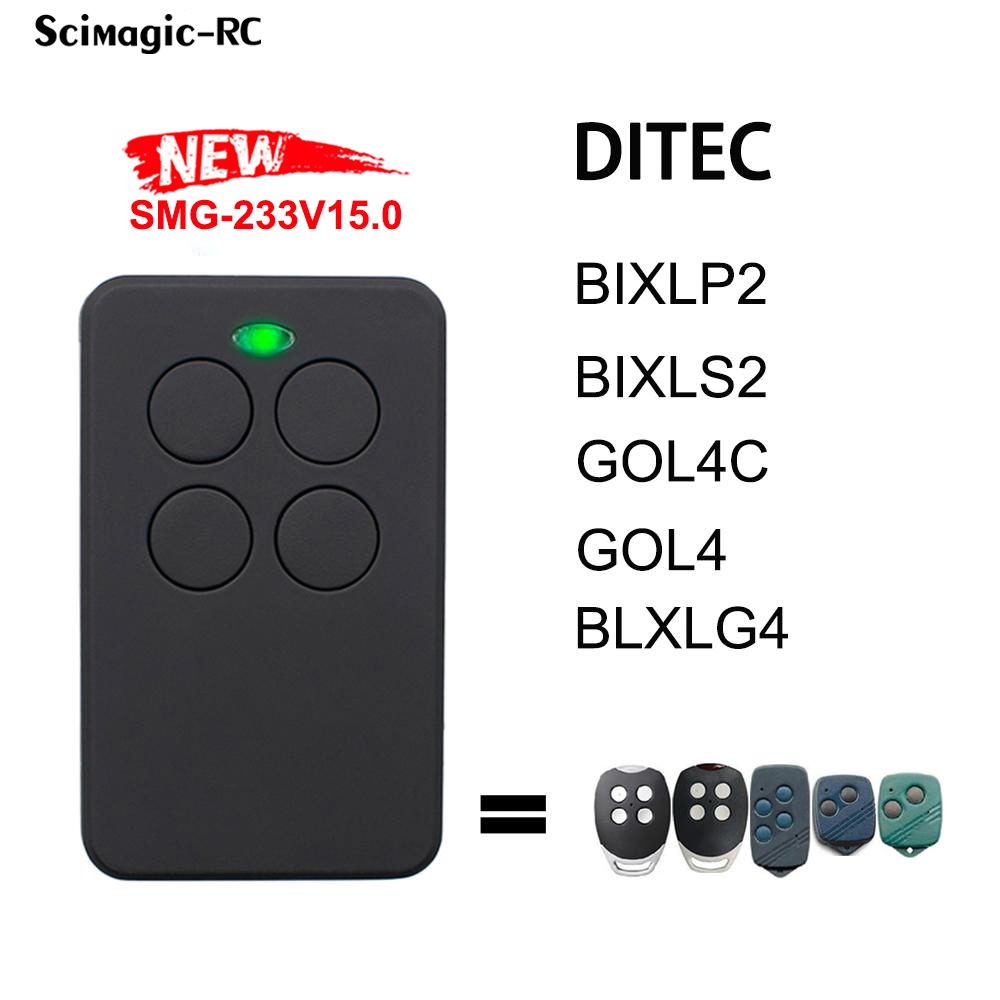 Smart Garage Door Opener - Replicator DITEC GOL4 BIXLS2 BIXLP2 BIXLG4