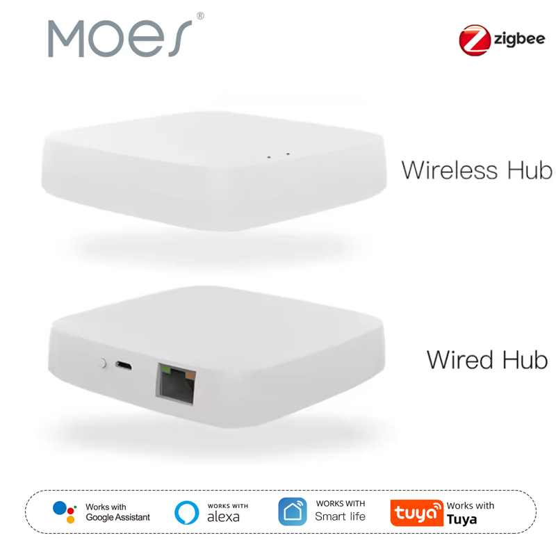 Smart Home Hub Ikea - Moes Tuya ZigBee 3.0 Smart Gateway