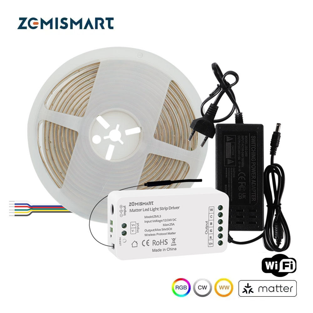 Alexa Compatible Bulb - Zemismart COB Led Strip Light RGBCW