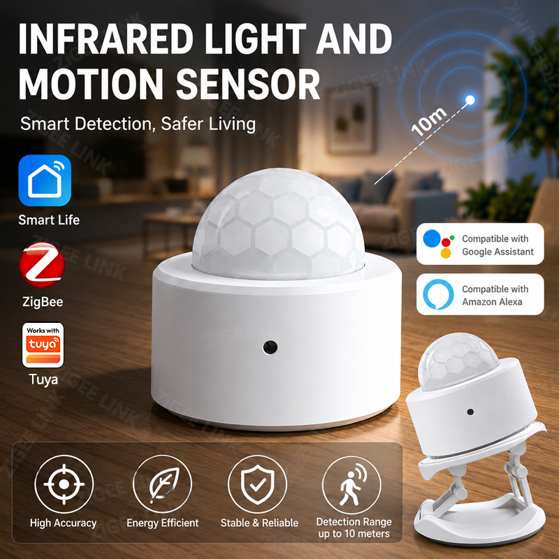 Smart Home Gateway - ZigBee 3.0 PIR Motion Sensor Wireless