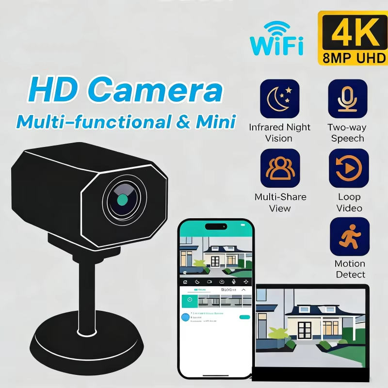 Smart Home Cctv - 4K HD WiFi Security Camera for