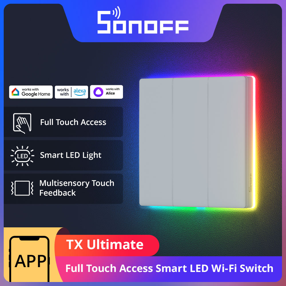 SONOFF TX Ultimate Smart WiFi  - đánh giá và giá Alexa Compatible Bulb