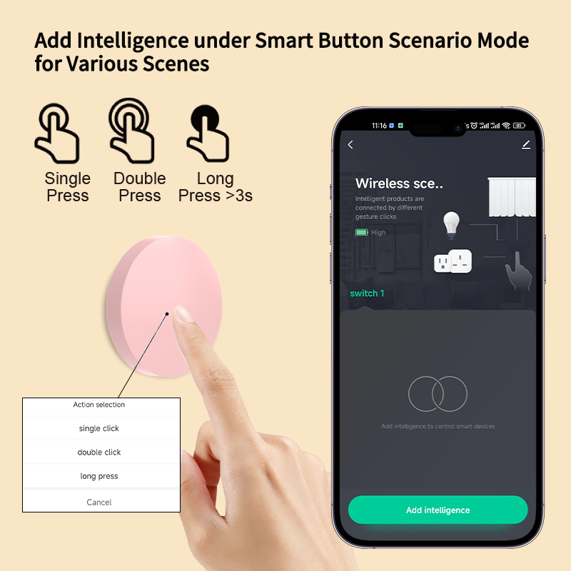 ZigBee Smart Wireless Button S - đánh giá và giá Smart Home Z Wave