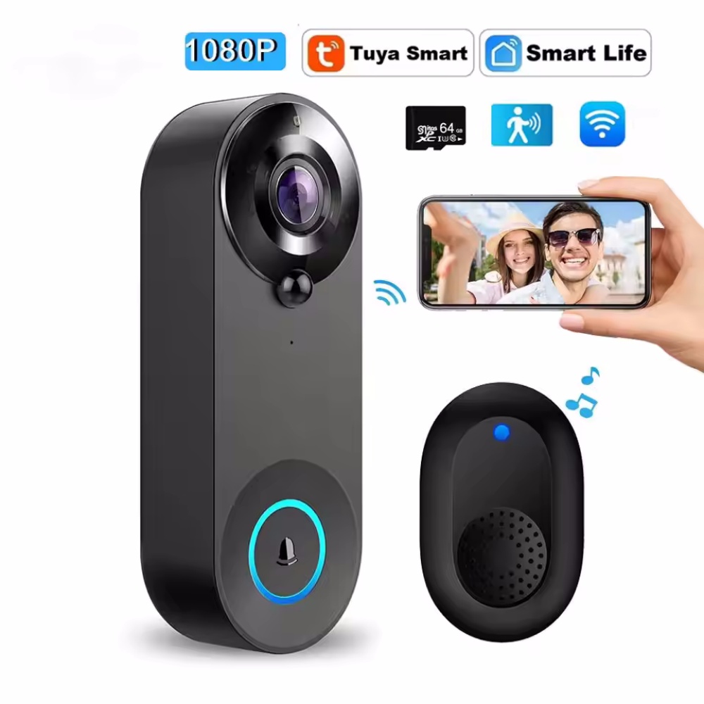 Tuya 1080P Wireless WIFI Doorb - đánh giá và giá Smart Home Cctv