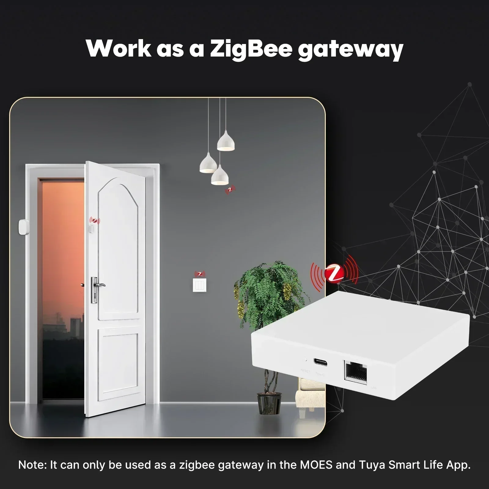 MOES Tuya Zigbee Matter Thread - đánh giá và giá Smart Home Hub Ikea