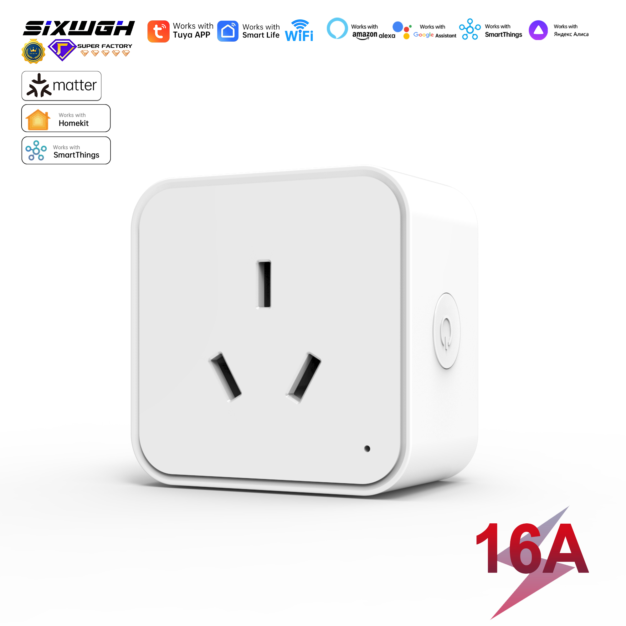 Matter Smart Plug AU Socket En - đánh giá và giá Smart Home Or Smart Home