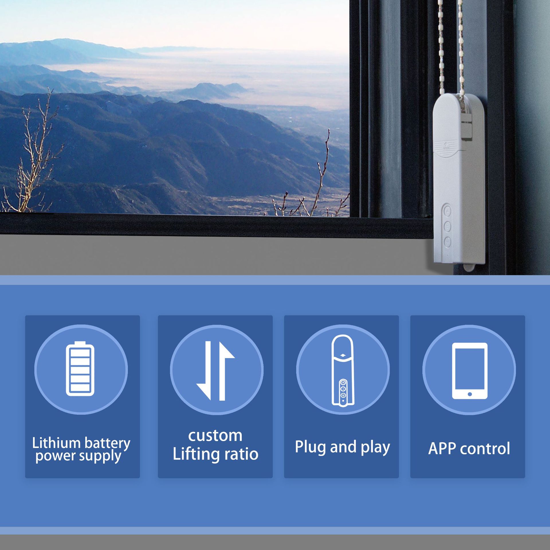 WiFi Electric Blind Roller Mot - đánh giá và giá Smart Curtain Robot