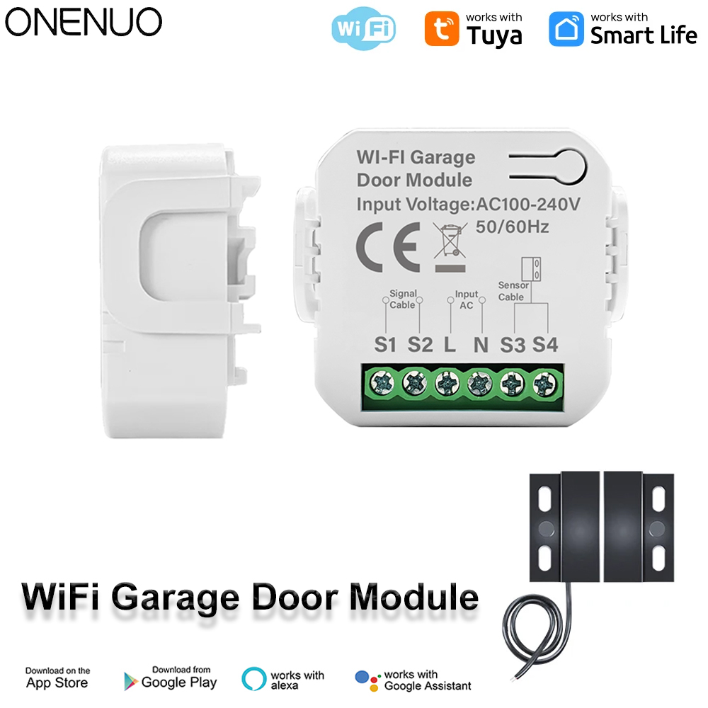 Smart Tuya WiFi Garage Door Sw - đánh giá và giá Smart Garage Door Opener