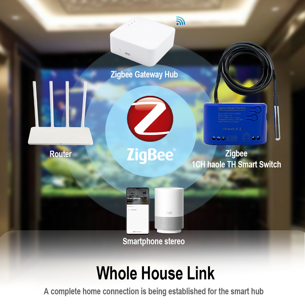 Zigbee Temperature Smart Switc - đánh giá và giá Smart Home Z Wave