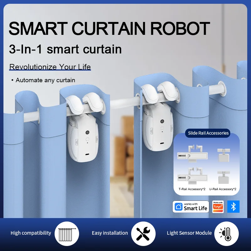 Smart Bluetooth Curtain Robot  - đánh giá và giá Smart Curtain Robot