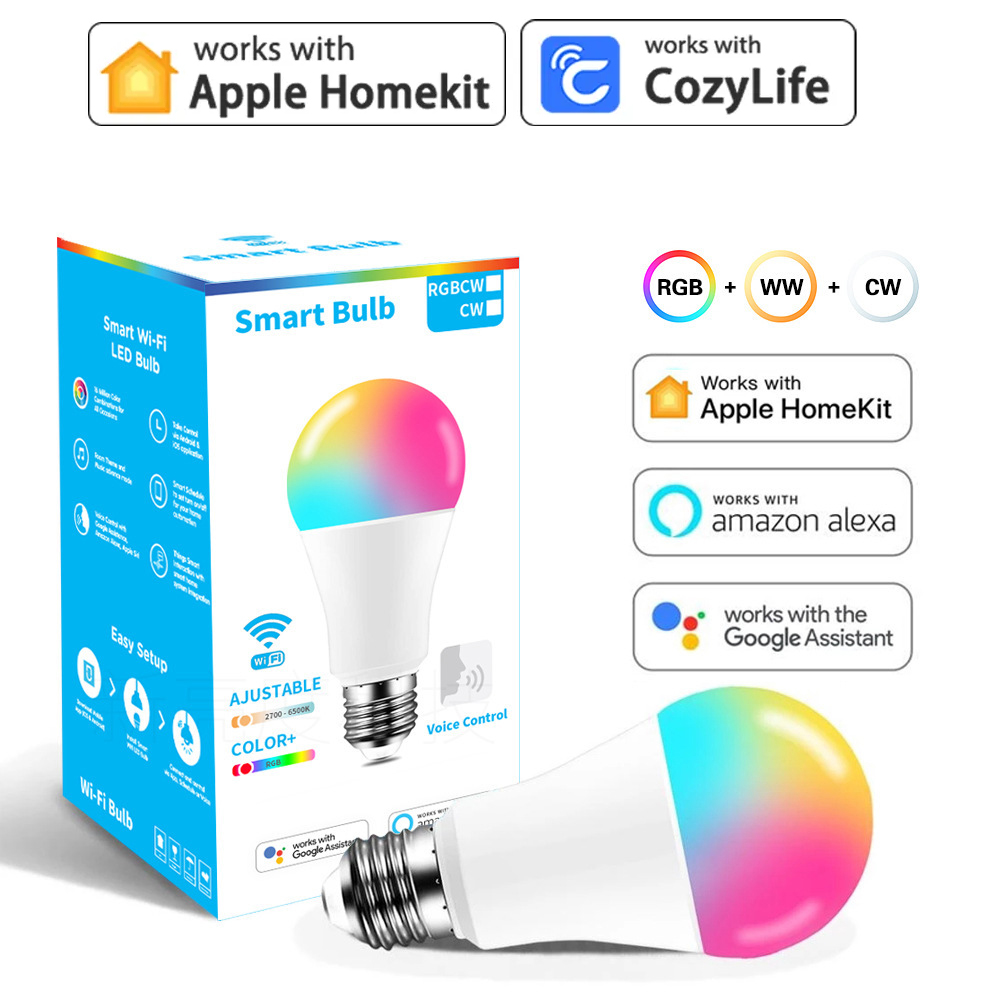 9W WiFi Homekit Light Lamp E27 - đánh giá và giá Alexa Compatible Bulb