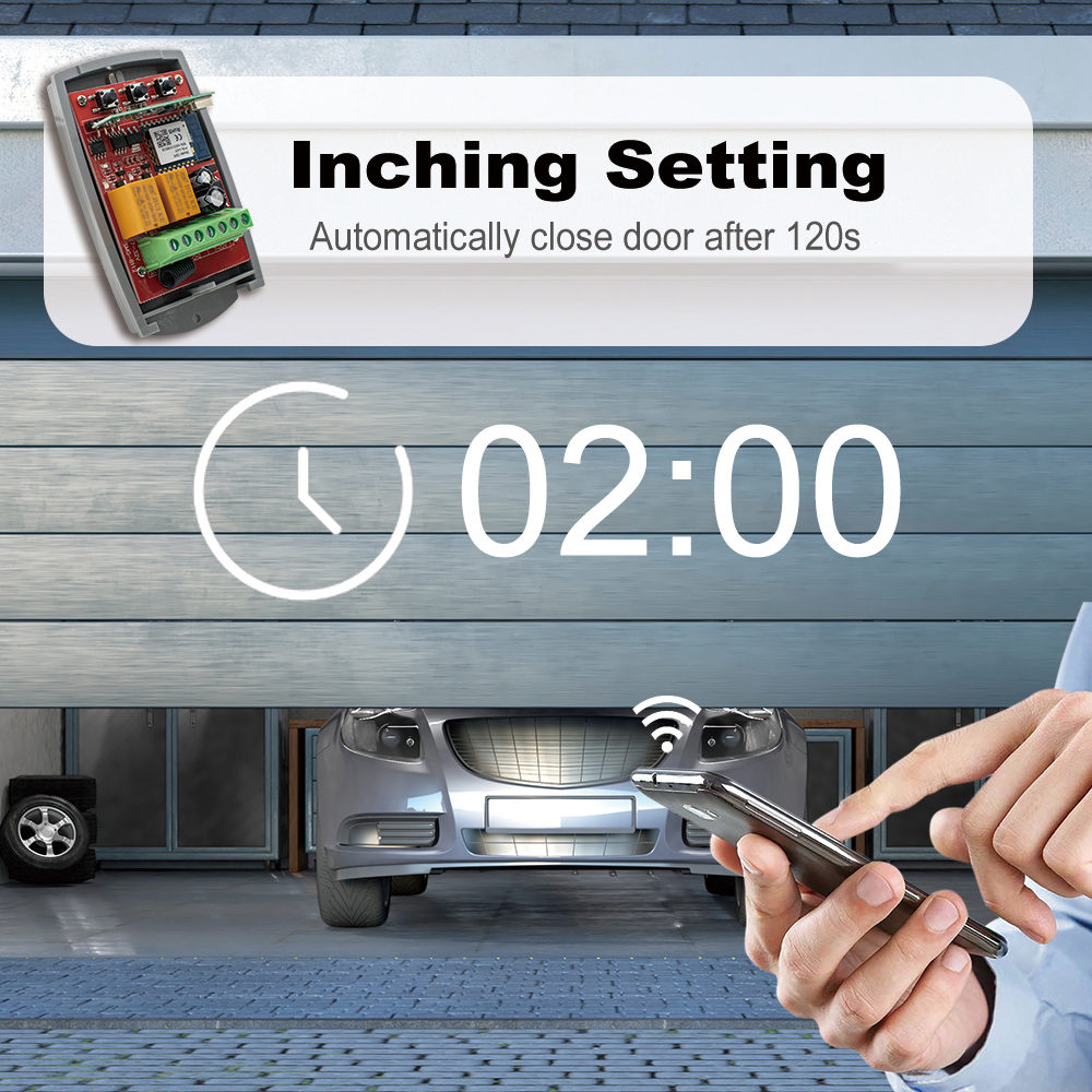 SMG8112 Tuya WIFI Smart Door O - đánh giá và giá Smart Garage Door Opener