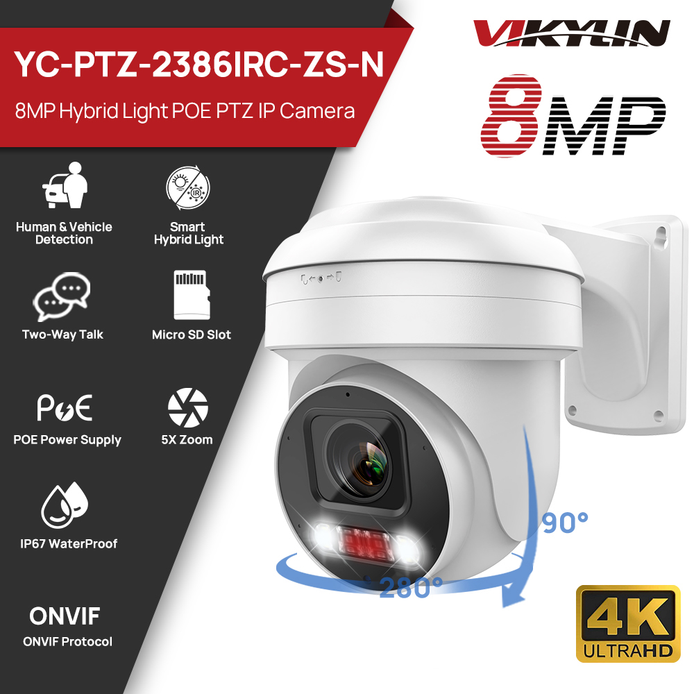 Vikylin PTZ 5X Optical Zoom 8M - đánh giá và giá Smart Home Microsoft