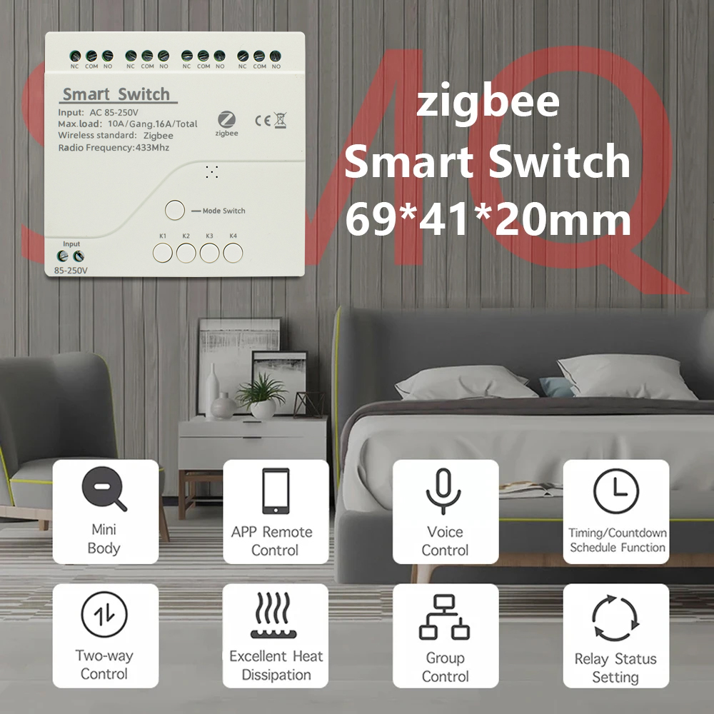 Zigbee Smart Switch Wifi Relay - đánh giá và giá Smart Home Z Wave