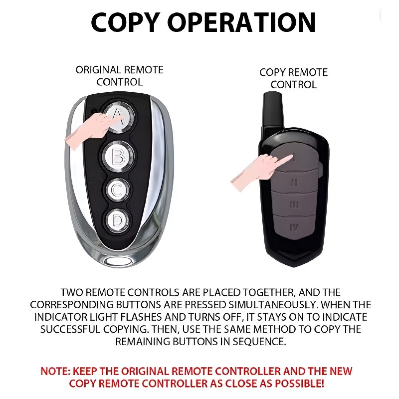 433MHz Wireless Auto Copy Remo - đánh giá và giá Smart Garage Door Opener