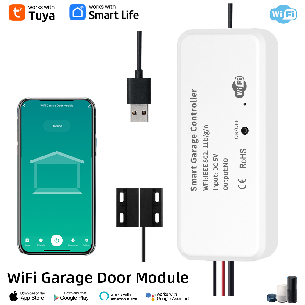 Smart Garage Door Opener DC5V  - đánh giá và giá Smart Garage Door Opener