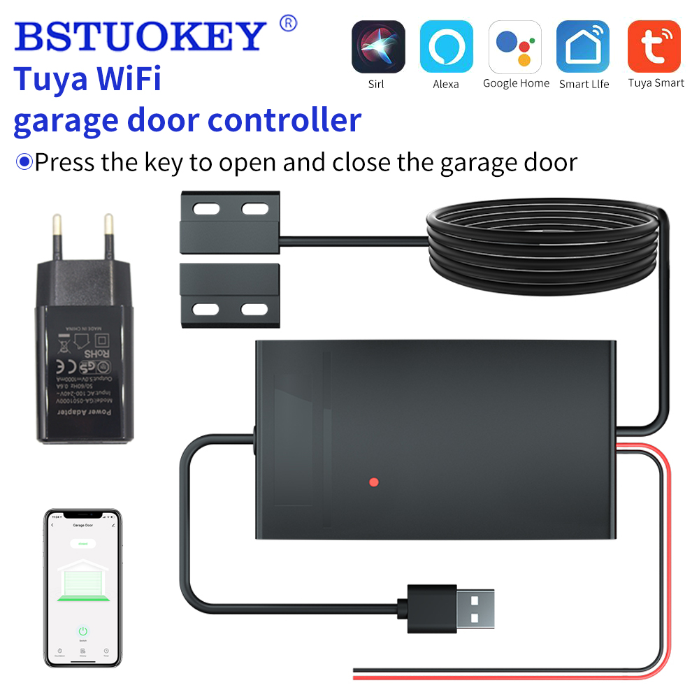 Tuya Garage Door Controller Sm - đánh giá và giá Smart Garage Door Opener