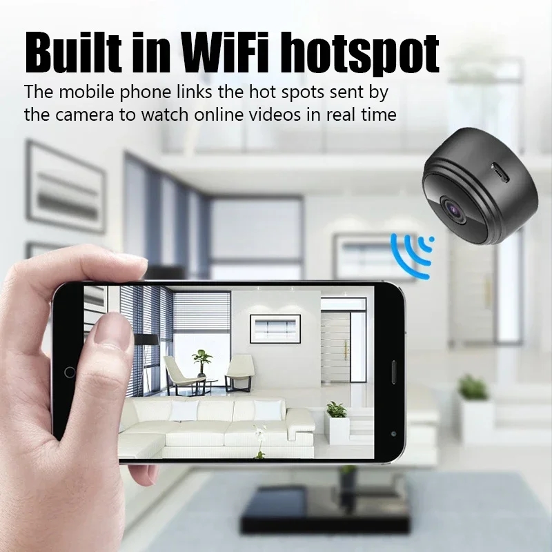A9 WiFi Mini Camera Wireless V - đánh giá và giá Smart Home Cctv